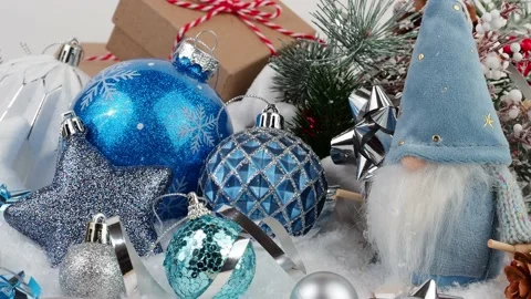 Christmas tree decorations. Stock Footage 226788157