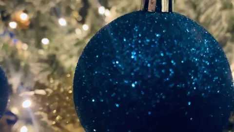 Christmas Tree Decorations Stock Footage 258378556