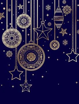 Christmas-tree decorations Stock-Illustration