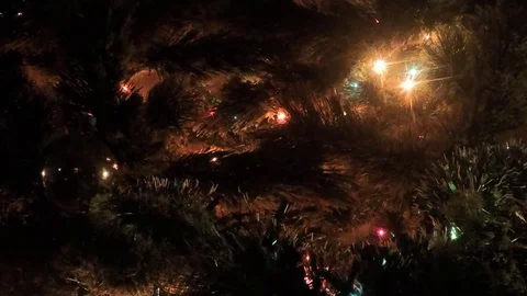 Christmas tree decorations in new year timelapse Stock Footage 81607111