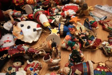 Christmas tree decorations Stock-Fotos