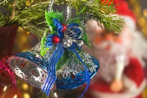 Christmas-tree decorations 스톡 사진