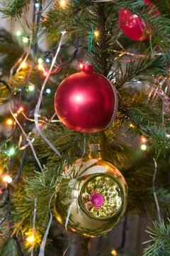 Christmas-tree decorations Foto stock