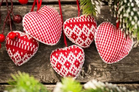 Christmas tree decorations 스톡 사진