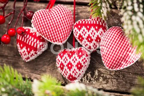 Christmas tree decorations Stock Photos