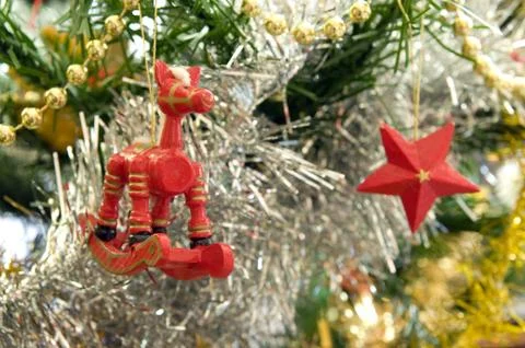 Christmas tree decorations Stock-Fotos