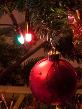 Christmas tree decorations Stock Photos