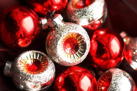 Christmas-tree decorations Stock Photos