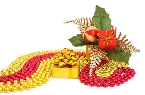 Christmas-tree decorations Stock Photos
