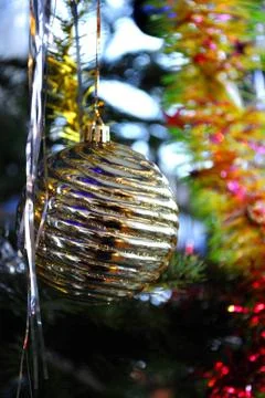 Christmas-tree decorations Stock Photos