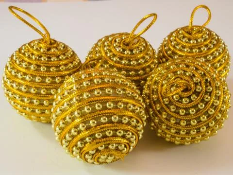 Christmas tree decorations Stock Photos