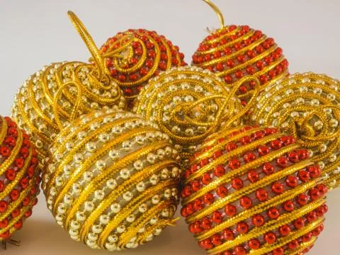 Christmas tree decorations Stock Photos