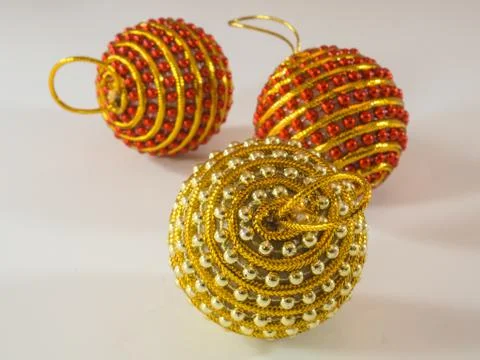 Christmas tree decorations Stock Photos