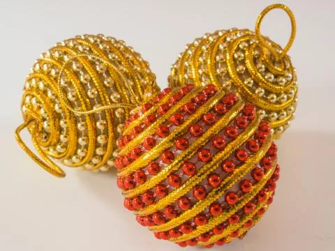 Christmas tree decorations Stock Photos