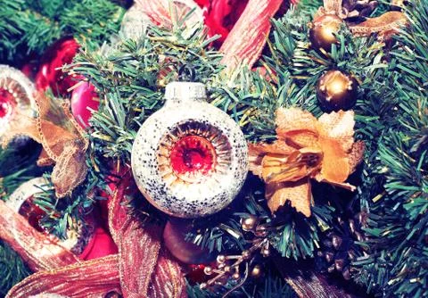 Christmas-tree decorations. Stock Photos