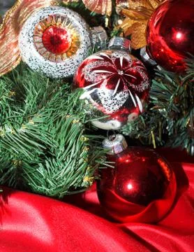 Christmas-tree decorations. Stock Photos