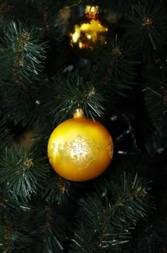 Christmas-tree decorations Stock Photos