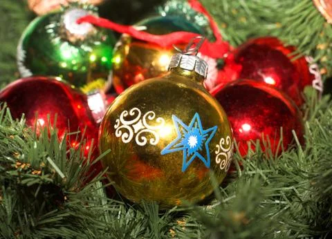 Christmas-tree decorations. Stock Photos