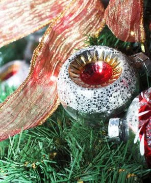 Christmas-tree decorations. Stock Photos