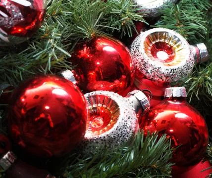 Christmas-tree decorations. Stock Photos