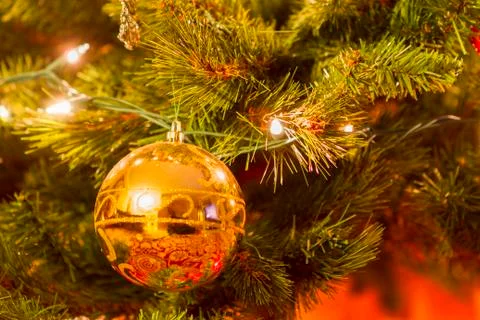 Christmas Tree decorations. Stock Photos