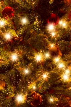 Christmas Tree decorations. Stock Photos