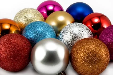 Christmas-tree decorations Stock Photos