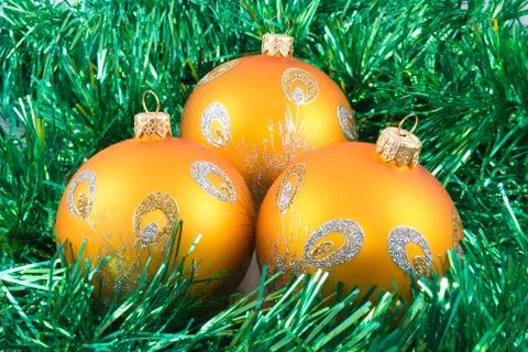 Christmas-tree decorations Stock Photos