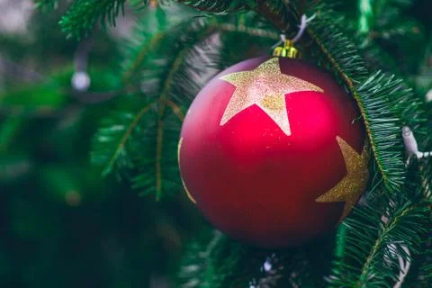 Christmas tree decorations Stock-Fotos