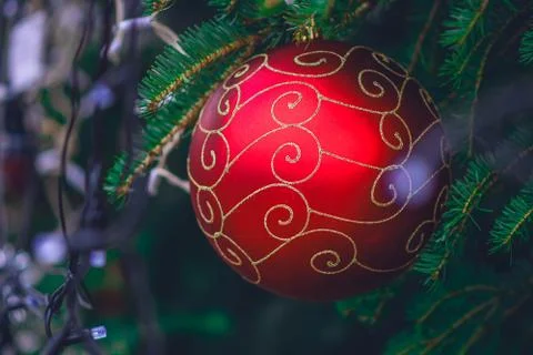Christmas tree decorations Stock-Fotos