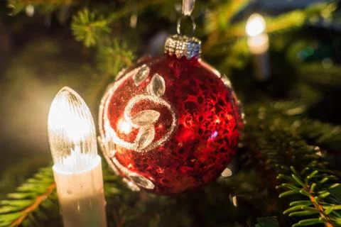 Christmas tree decorations 写真素材