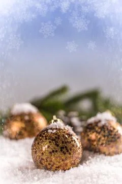 Christmas tree decorations Stock Photos