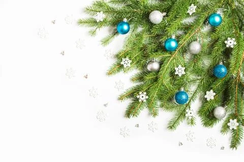 Christmas tree decorations Stock Photos