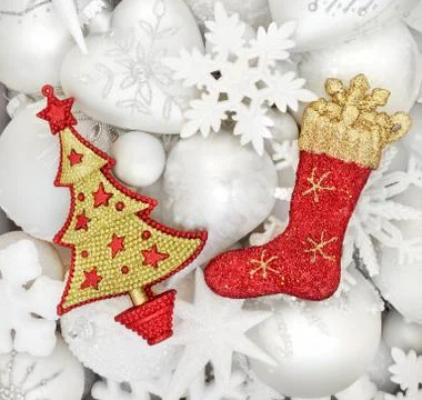 Christmas Tree Decorations Stock Photos