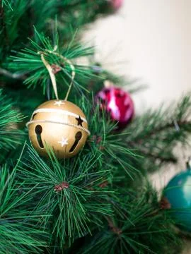 Christmas tree decorations Stock Photos