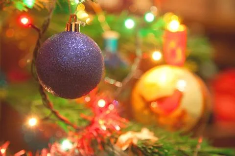Christmas-tree decorations. Stock Photos