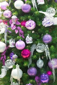 Christmas tree decorations. Stock Photos
