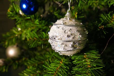 Christmas tree decorations Stock Photos