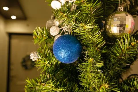 Christmas tree decorations Stock Photos