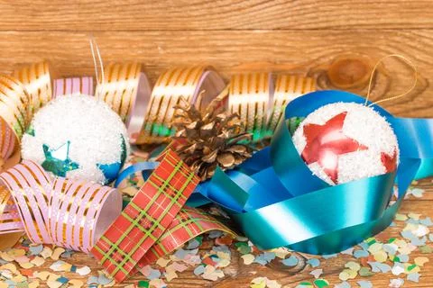 Christmas-tree decorations. Stock Photos