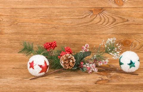 Christmas-tree decorations. Stock Photos