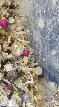 Christmas Tree Decorations Stock Photos