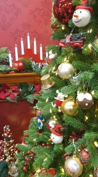 Christmas Tree Decorations Stock Photos