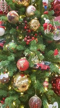 Christmas Tree Decorations Stock Photos