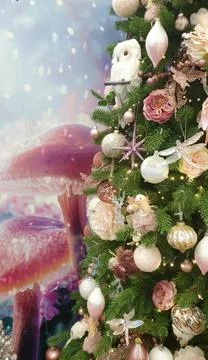 Christmas Tree Decorations Stock Photos