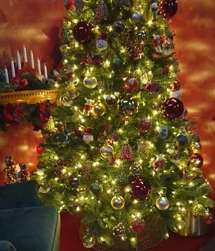 Christmas Tree Decorations Stock Photos