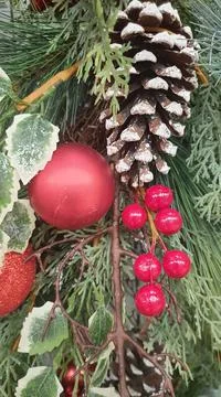 Christmas Tree Decorations Stock Photos