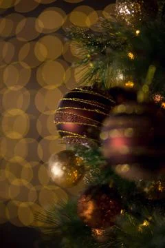 A Christmas tree decorations Stock Photos