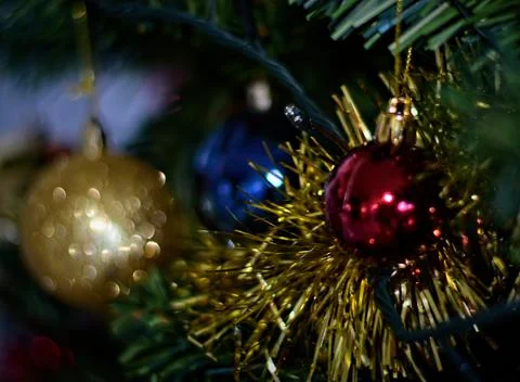 Christmas Tree Decorations Stock Photos