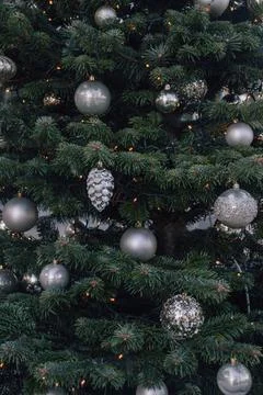 Christmas tree decorations Stock Photos